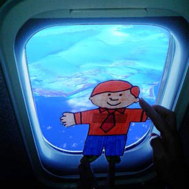 Flat Stanley Airplane