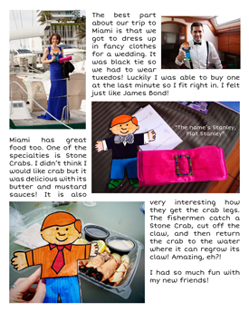 Flat Stanley Blurb Brochure Sample Page