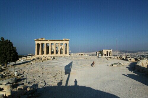 Alone on the Acropolis