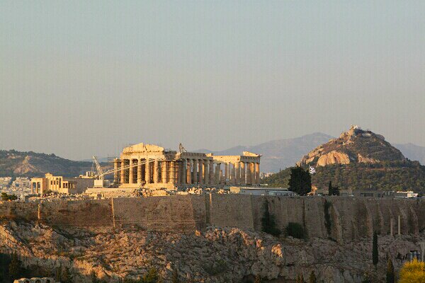 Acropolis From Filoppaou Hill Athens