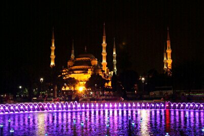 Istanbul-Blue-Mosque-night