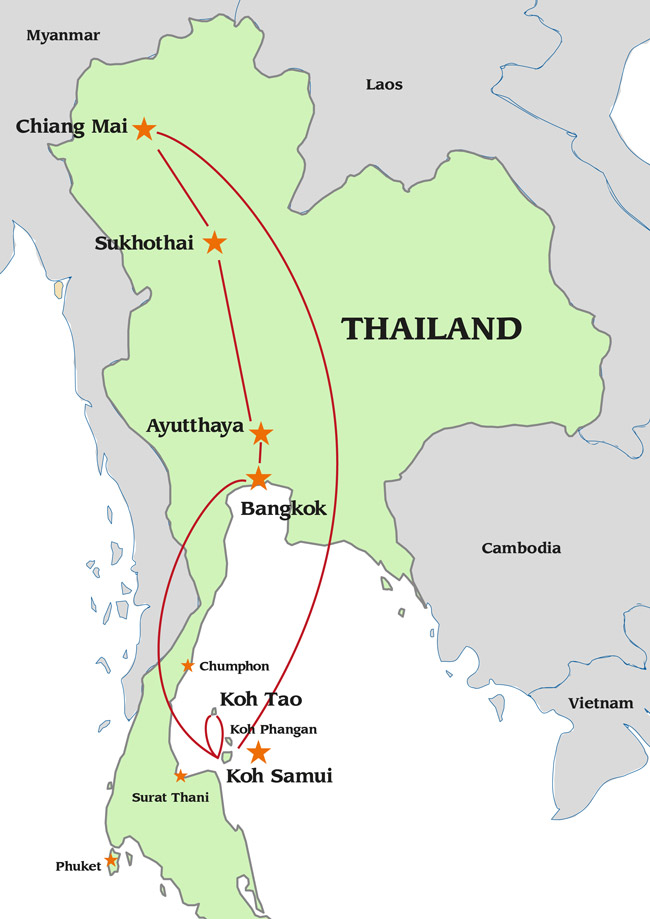 ThailandMap-Route
